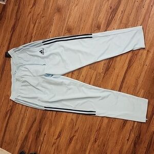 Adidas regular fit tapered leg football almost blue Large